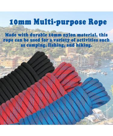 Buy Haiy 10mm Multi-Purpose Rope - Durable Blue Outdoor Cord for Camping Hiking Boating & Home Projects (10m) - Buy Online on GoSupps.com