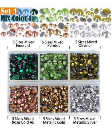 LPBeads 10000pcs Hotfix Rhinestones Flatback Glass Crystal - 24 Colors, 5 Sizes - Ideal for Crafts, Clothes, Nail Art - Includes Tweezers and Picking Pen - Buy Online on GoSupps.com