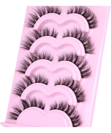 Wiwoseo Lash Extension Kit - Fluffy 18MM Mink Eyelashes & Bond | 5 Pairs D Curly Faux Mink Lashes - Buy Online on GoSupps.com