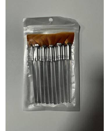 Buy 10-Pack Soft Brush Mask Applicators - Clear Handle for Mud Masks & Cr mes | International Shipping Available - Buy Online on GoSupps.com