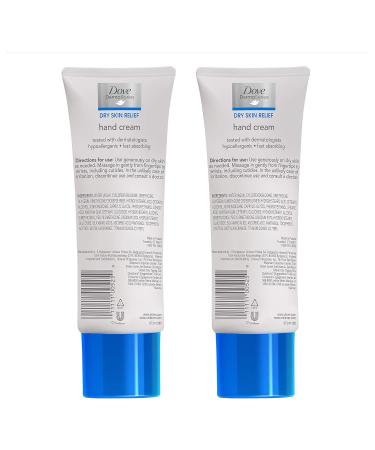 Dove Dermaseries Fragrance-Free Hand Cream for Dry Skin 2.5 Fl Oz - Pack of 2 - Buy Online on GoSupps.com