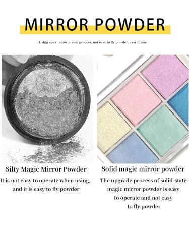 Aurora Chrome Nail Powder Kit - 6 Colors Mirror Effect Glitter Dust for Nail Art - Buy Online on GoSupps.com