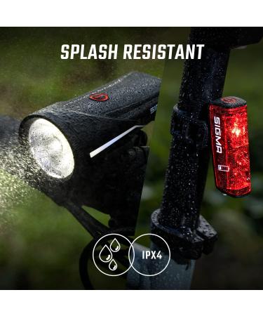 Sigma Sport Aura 100 / Blaze Link Set - Cordless StVZO Approved Front & Back Bicycle Lights for Safe Night Riding - Buy Online on GoSupps.com
