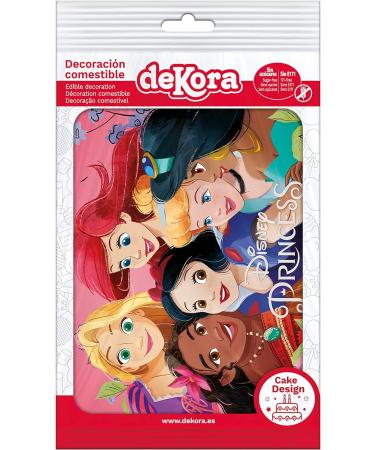 Dekora Princess Disney Edible Cake Topper Children's Birthday Cake Decoration Edible Icing A5 - Buy Online on GoSupps.com