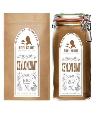 Premium Organic Ceylon Cinnamon Powder - 450g in Glass | 100% Pure Additive-Free | Noble Herb - Buy Online on GoSupps.com
