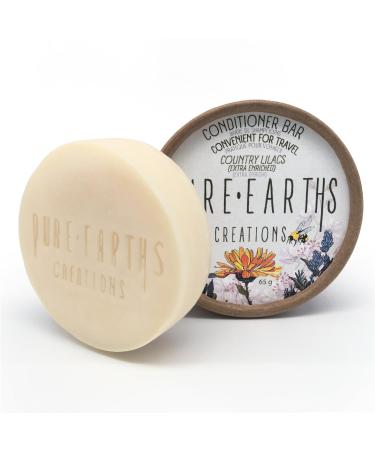 Pure Earths Creations Conditioner Bar (Country Lilacs - With Travel Case) Country Lilacs (With Travel Case)