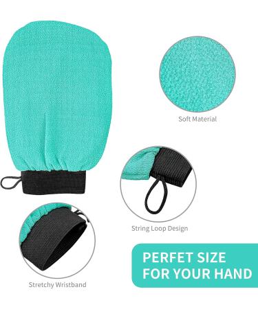 Yiclick Korean Peeling Gloves - Exfoliating Body Scrub Glove for Men & Women | Remove Dead Skin Easily - Buy Online on GoSupps.com