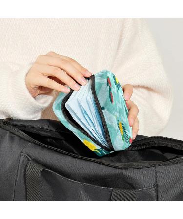 Shop Women's Bonds Storage Bags - Portable Stillpad Period Kit | Watermelon Pineapple Lemon & Blue Zigzag Design - Buy Online on GoSupps.com