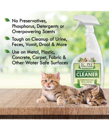 EcoPet All Natural Pet Odor and Stain Remover - Probiotic Powered Multi-Surface Cleaner - 16 oz Trigger Spray - Buy Online on GoSupps.com