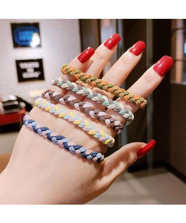 20 PCS Color Braided Boho Hair Ties Set for Women, Baby Girls, Kids - Forest Series - Buy Online on GoSupps.com