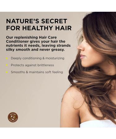 Hemp Hair Conditioner - 8 oz | Nourishing Hemp Seed Oil Coconut Oil & Vitamin E | Vegan & Cruelty-Free | Soft & Smooth Hair - Nag Champa Scent - Buy Online on GoSupps.com