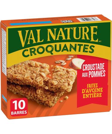 NATURE VALLEY Apple Crisp Crunchy Granola Bars No Artificial Colours No Artificial Flavours Snack Bars Made with Whole Grain Oats Pack of 10 Granola Bars Made with Apple - Buy Online on GoSupps.com