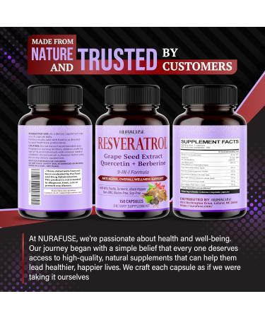 RESVERATROL 9-in-1 Formula - with Milk Thistle Turmeric Black Pepper Non-GMO Gluten-Free Soy-Free 150 count (pack of 1) - Buy Online on GoSupps.com