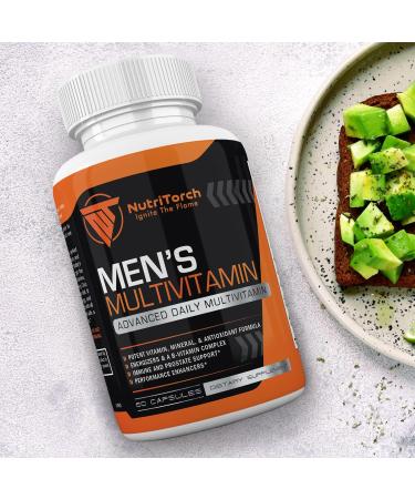 NutriTorch Men's Multivitamin with Immune Support & Energy Boost - 60 Count - Buy Online on GoSupps.com