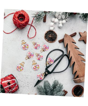 Lalafina Mini Sequin Ball Christmas Tree Decoration - 30 Pack Message Bottles & Clear Ball Rings Unique Holiday Decor for International Shipping - Buy Online on GoSupps.com