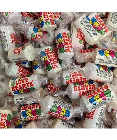 SWIZZELS MINI LOVE HEART ROLLS VALENTINE WEDDING FAVOURS RETRO PARTY BAG SWEETS 90pcs - Buy Online on GoSupps.com