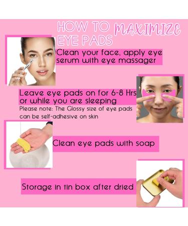 CCbeauty Reusable Under Eye Patches & Eye Cream Applicator Set | 100% Silicone Gel Pads for Hydration Fine Lines & Dark Circles | Storage Tin Included - Buy Online on GoSupps.com