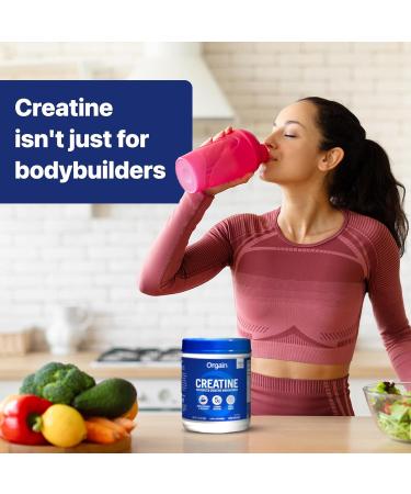 Orgain Creatine Monohydrate Micronized Powder 100 Servings Unflavored Supports Muscle Growth Post Workout Recovery and Brain Health No Artificial Additives for Men & Women Vegan 1.1 Pound (Pack of 1) Creatine Monohyd  - Buy Online on GoSupps.com