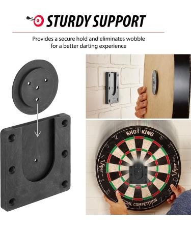 Viper QuickFit Dartboard Mounting Bracket with Pro Line Oche Tape - Easy Installation and Precision Alignment - Buy Online on GoSupps.com