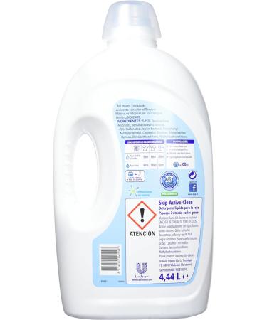 Skip Active Clean Detergent Liquid 74 lavados - Buy Online on GoSupps.com
