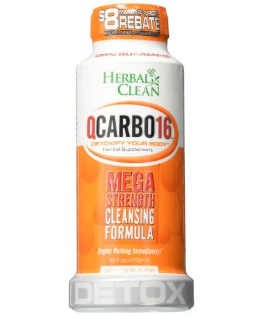 Herbal Clean QCarrbo16 Detox Orange 16 Fluid Ounce - Buy Online on GoSupps.com
