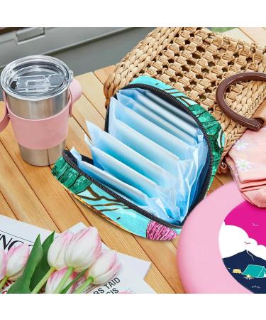 Portable Women's Binding-Storage Bags for Menstrual Cups & Pads | Ideal for Teens - Eco-Friendly Cactus Design - Buy Online on GoSupps.com