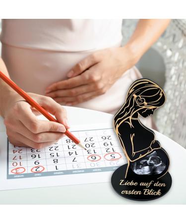 Hearts Sign Pregnant Women Gifts | Love at First Glance Sonogram Frame for Moms-to-Be - Buy Online on GoSupps.com