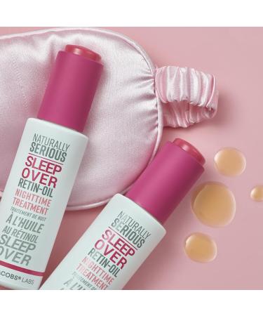 Naturally Serious Sleepover Retin-Oil | Vegan Anti-Aging Night Treatment | Cruelty-Free Skincare for International Shipping - Buy Online on GoSupps.com