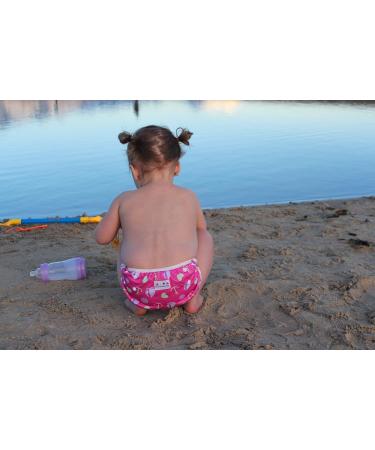 Alvababy Reusable Swimming Diapers (3 Pack) for Girls 1-3 Years | Washable & Eco-Friendly Swim Diapers for Swimming Lessons & Vacations - Buy Online on GoSupps.com