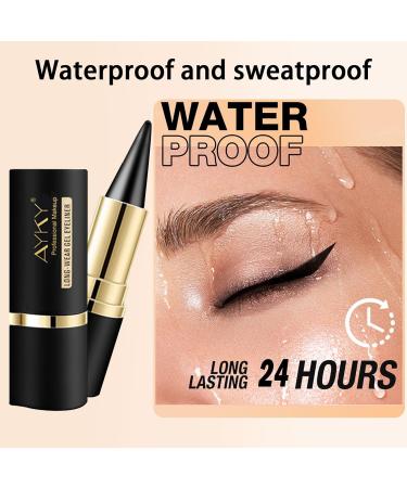 SSKHE Eyeliner waterproof kajal pencil long lasting high coverage eye pencil black durable water resistant eye makeup kajal - Buy Online on GoSupps.com