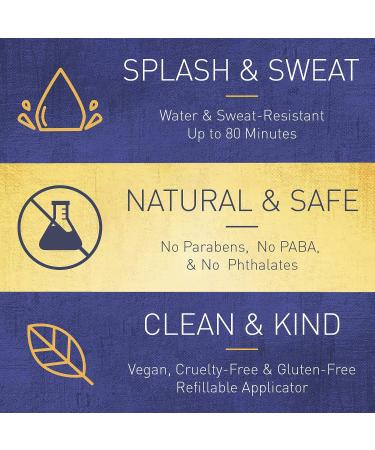 Brush On Block Mineral Sunscreen Powder Refill SPF 30 - Touch of Tan - Reef Friendly - Buy Online on GoSupps.com