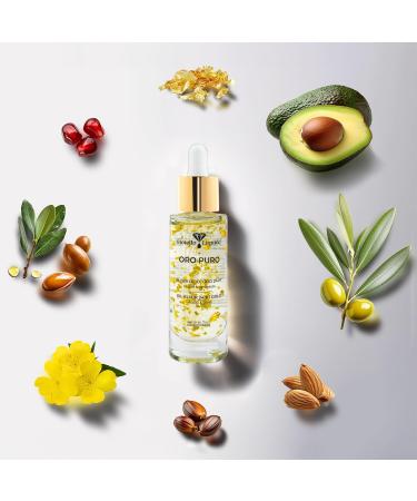 Gioiello Liquido Elixir with 24 Kt Gold Oils - Anti-dark spots Face and Body - 7 Concentrated Oils - Vitamin E - Luminous and Homogeneous Skin Smoothing for All Skin Types 30ML - Buy Online on GoSupps.com