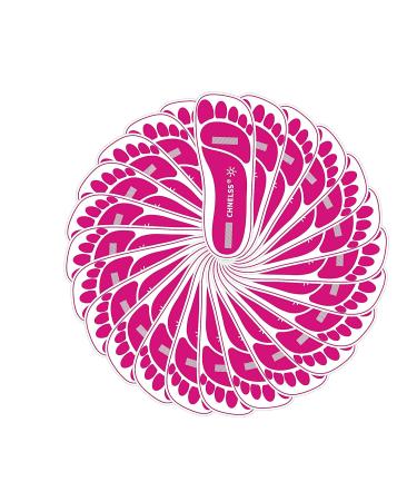 Pink 25 Pairs (50 Feet) of Spray Tanning Tan Sole Protector Sticky Sunless Disposable - Protect Your Soles During Tanning Sessions - Buy Online on GoSupps.com