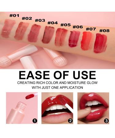 Buy Mirror Water Lip Gloss - Moisturizing & Waterproof Juicy Lip Tint | Long-Lasting Non-Sticky Formula for Gorgeous Color & Shine - International Shipping Available - Buy Online on GoSupps.com