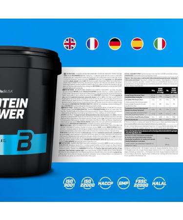 BiotechUSA Protein Power 4kg - High Protein Sugar-Free Lactose-Free Gluten-Free with Creatine - Chocolate Flavor - Buy Online on GoSupps.com
