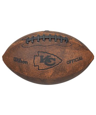 Gulf Coast Sales NFL Vintage Football, Measures 9-inches, Made of Composite Leather, for Any Occasion Kansas City Chiefs