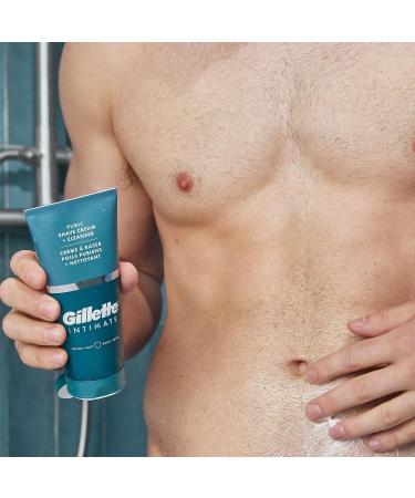 Gillette Intimate Care Razor Set for Men | Shaving Cream & Anti-Chafe Stick | Smooth & Irritation-Free Shaving - Buy Online on GoSupps.com