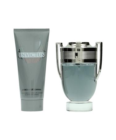 Paco Rabanne Invictus Eau de Toilette Spray Plus All Over Shampoo Special Travel Edition Gift Set