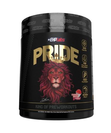 EHPlabs Pride Pre Workout Supplement Powder - Full Strength Pre-Workout Energy Supplement, Sharp Focus, Epic Pumps & Faster Recovery - Strawberry Snowcone (40 Servings) Strawberry Snowcone 40 Servings (Pack of 1)