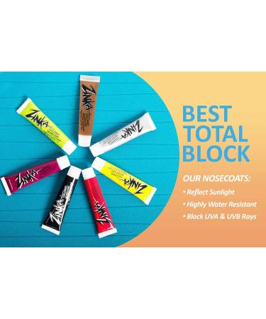 Zinka Sunny Days SPF 30/50 Sunscreen - Water Resistant Oil Free UVA & UVB Protection for Face Body & Lips | Personal Pack (Nosecoat Lotion Face Stick Lip Balm - Buy Online on GoSupps.com