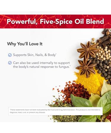 Physician's Strength Fung-X 1 fl oz - Non-GMO Formula for Skin Nails & Body Support - 173 Servings - International Shipping Available - Buy Online on GoSupps.com