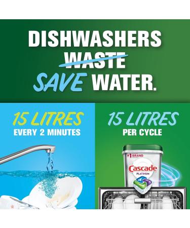 Cascade Platinum + Oxi Dishwasher Pods Dishwasher Detergent ActionPacs 67 Count HEALTH_CARE - Buy Online on GoSupps.com