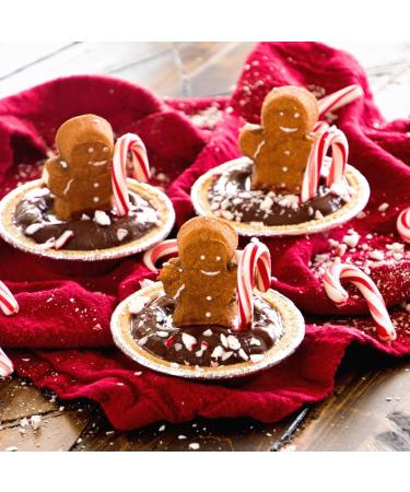 Lot de 3 bas de No l pour les amateurs de peeps guimauves en forme de bonhomme en pain d' pices bonbons de vacances pour gar ons ou filles - Buy Online on GoSupps.com