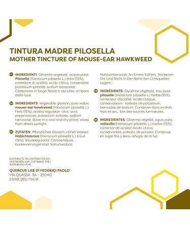 ERBOTECH Pilosella Mother Tincture Alcohol-Free Mother Tincture for Dilute in Water Vegan Not Derived from Plants - Buy Online on GoSupps.com
