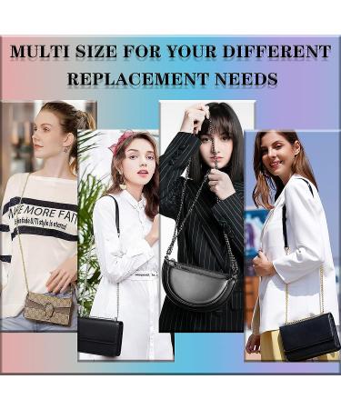 Yuronam 4 Different Sizes Flat Purse Chain Iron Bag Link Chains Shoulder Straps Chains with Metal Buckles Hook for Replacement  DIY Handbags Crafts  47.2/31.5/15.7/7.9 Inches(Silver) Multi size Silver - Buy Online on GoSupps.com