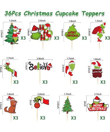ET-Christmas Cupcake Toppers 36P - Buy Online on GoSupps.com