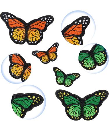 60pcs Butterfly Iron on Patches - 2 Sizes Embroidered Sew Applique Repair Patch Kit - Buy Online on GoSupps.com