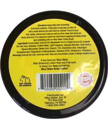 Maui Babe Body Butter 8 oz - Luxurious and Nourishing Body Moisturizer - Buy Online on GoSupps.com