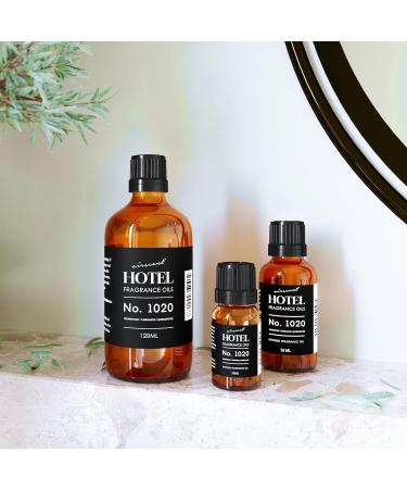 AirScent Hotel Diffuser Oil No. 1020 - Bergamot Cardamom Sandalwood - Hotel Scent Dupe - Premium Fragrance Oil for Ultrasonic and Waterless Diffusers and Crafting - 10 mL 0.34 fl oz Glass Bottle 0.34 Fl Oz (Pack of 1) - Buy Online on GoSupps.com