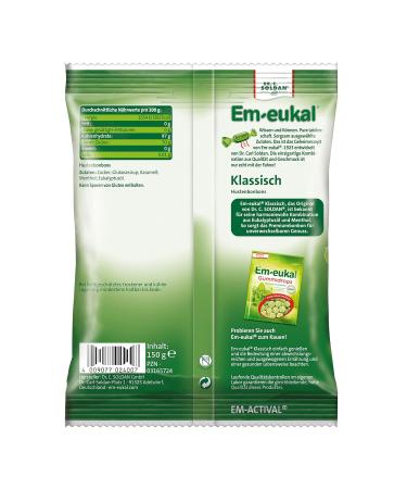 Buy EM-EUCAL Classic Coughing Candy 150g - Premium Eucalyptus Oil & Menthol International Shipping Available - Buy Online on GoSupps.com
